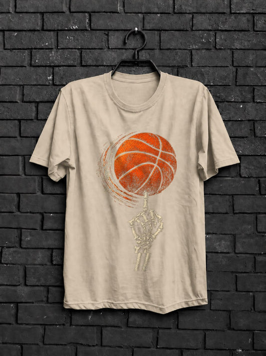 skeleton_basketball — Cream Shirt