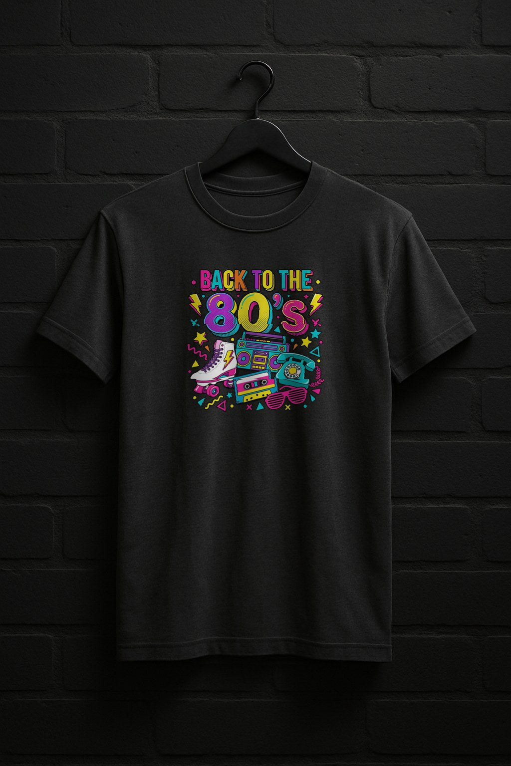 back_to_80s — Charcoal Shirt