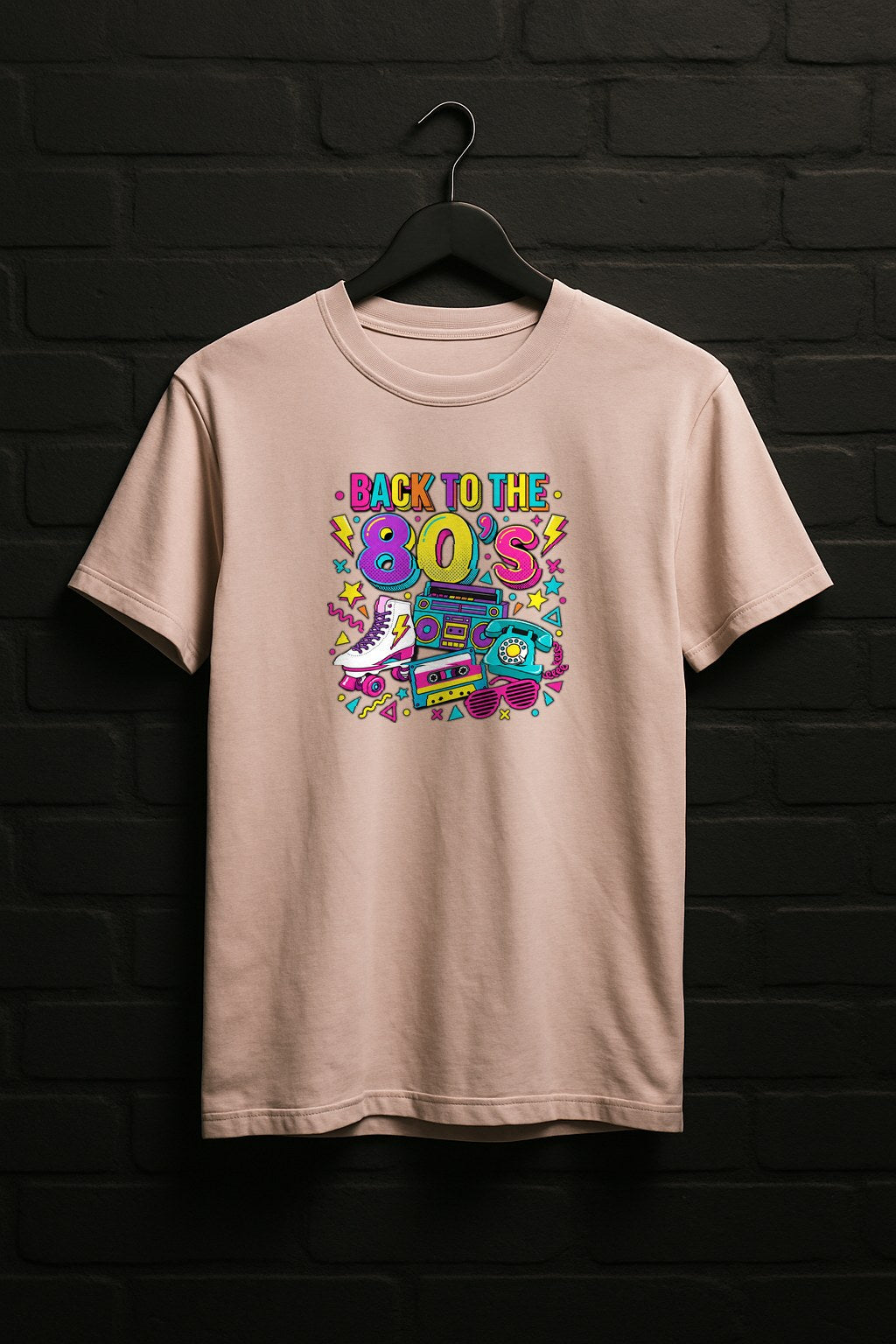 back_to_80s — Light Pink Shirt