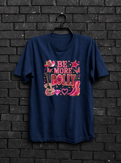 Be More Dolly Shirt — Navy Shirt