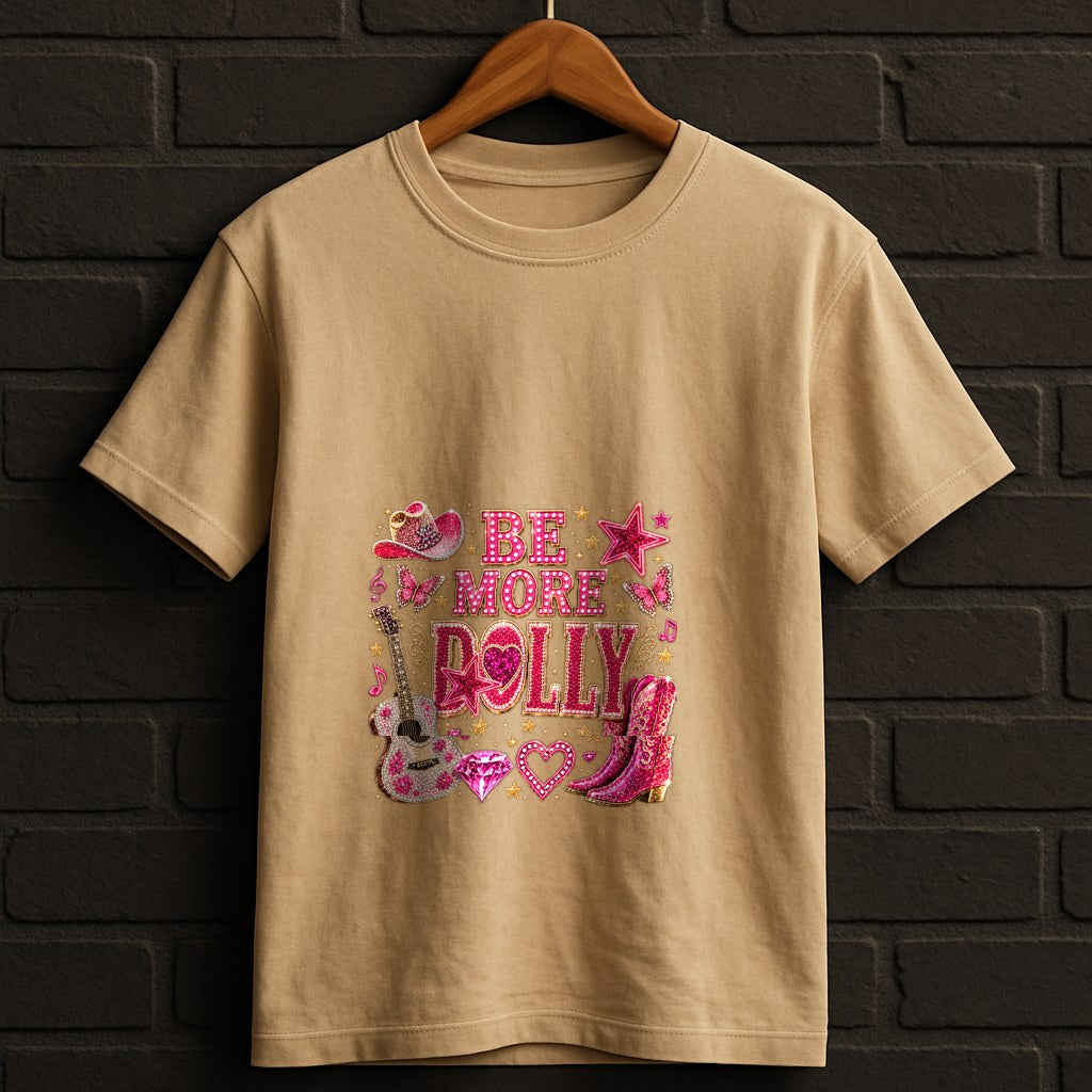 Be More Dolly Shirt — Sand Shirt
