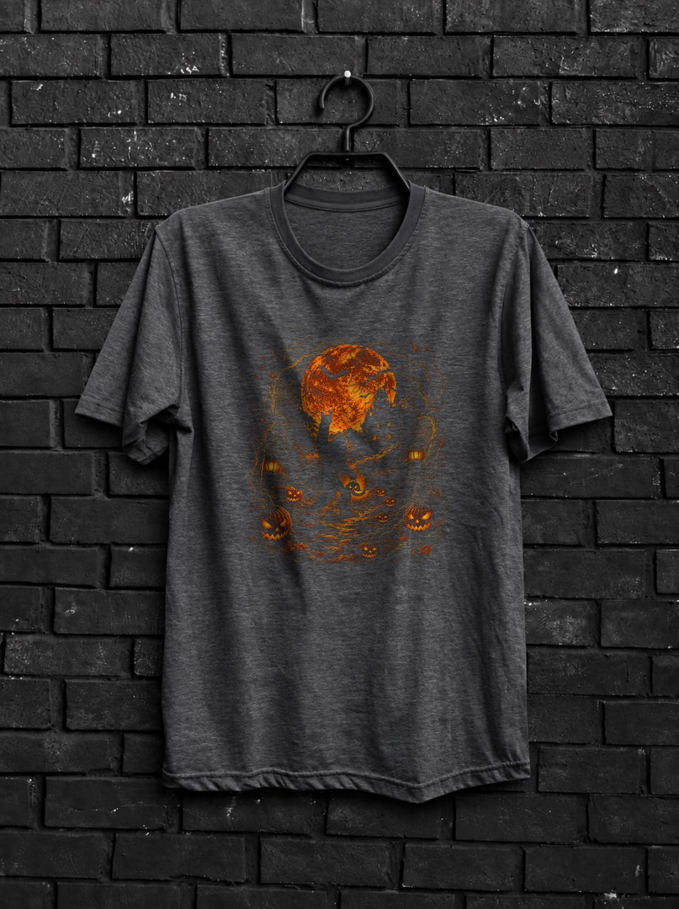 bigfoot_halloween — Charcoal Shirt
