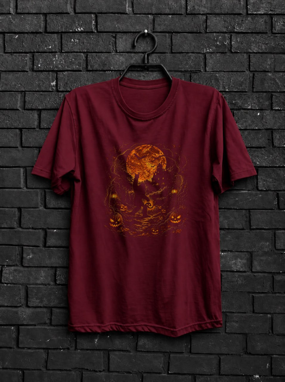 bigfoot_halloween — Maroon Shirt