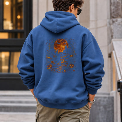 bigfoot_halloween hoodie — Royal Blue
