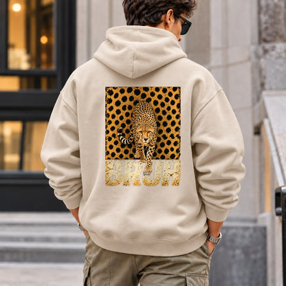 bruh_cheetah hoodie — Sand