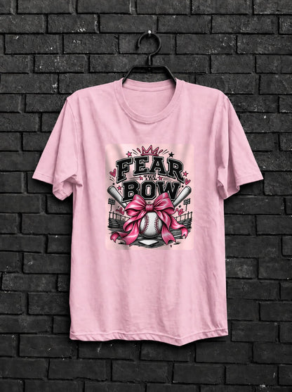 Fear the Bow — Light Pink Shirt