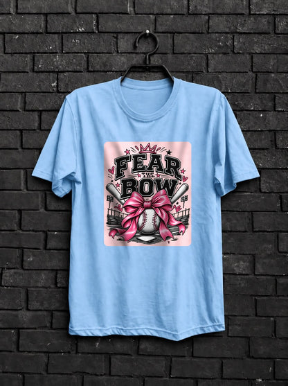 Fear the Bow — Light Blue Shirt