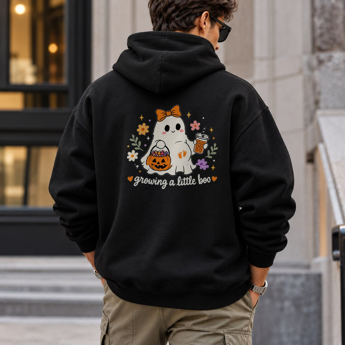 growing_boo_ghost — Black