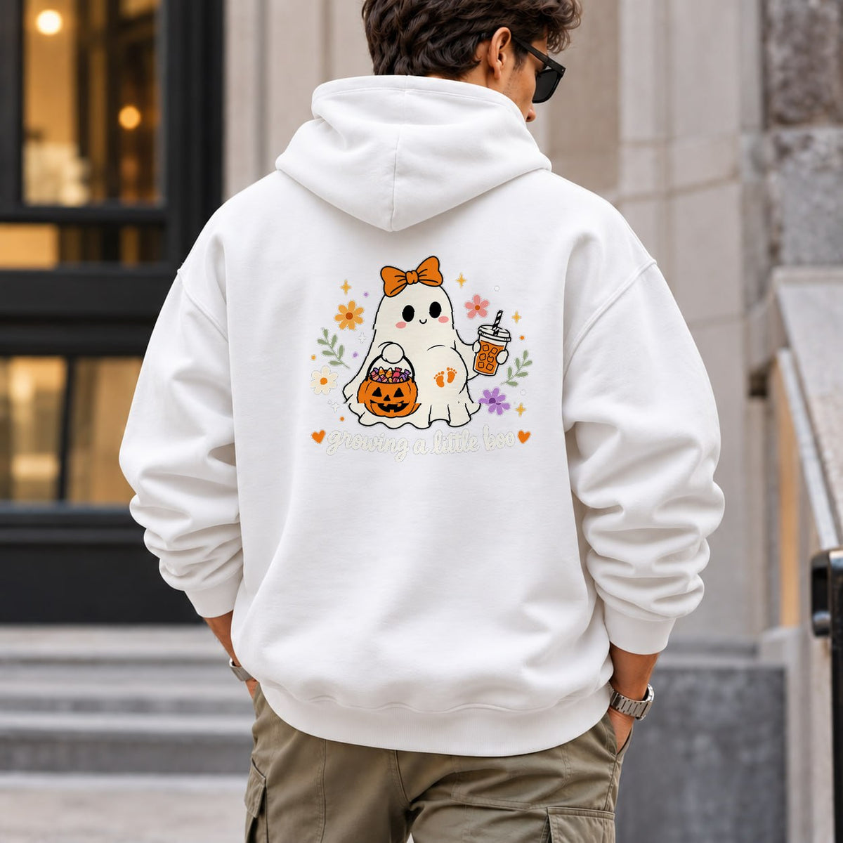 growing_boo_ghost — White