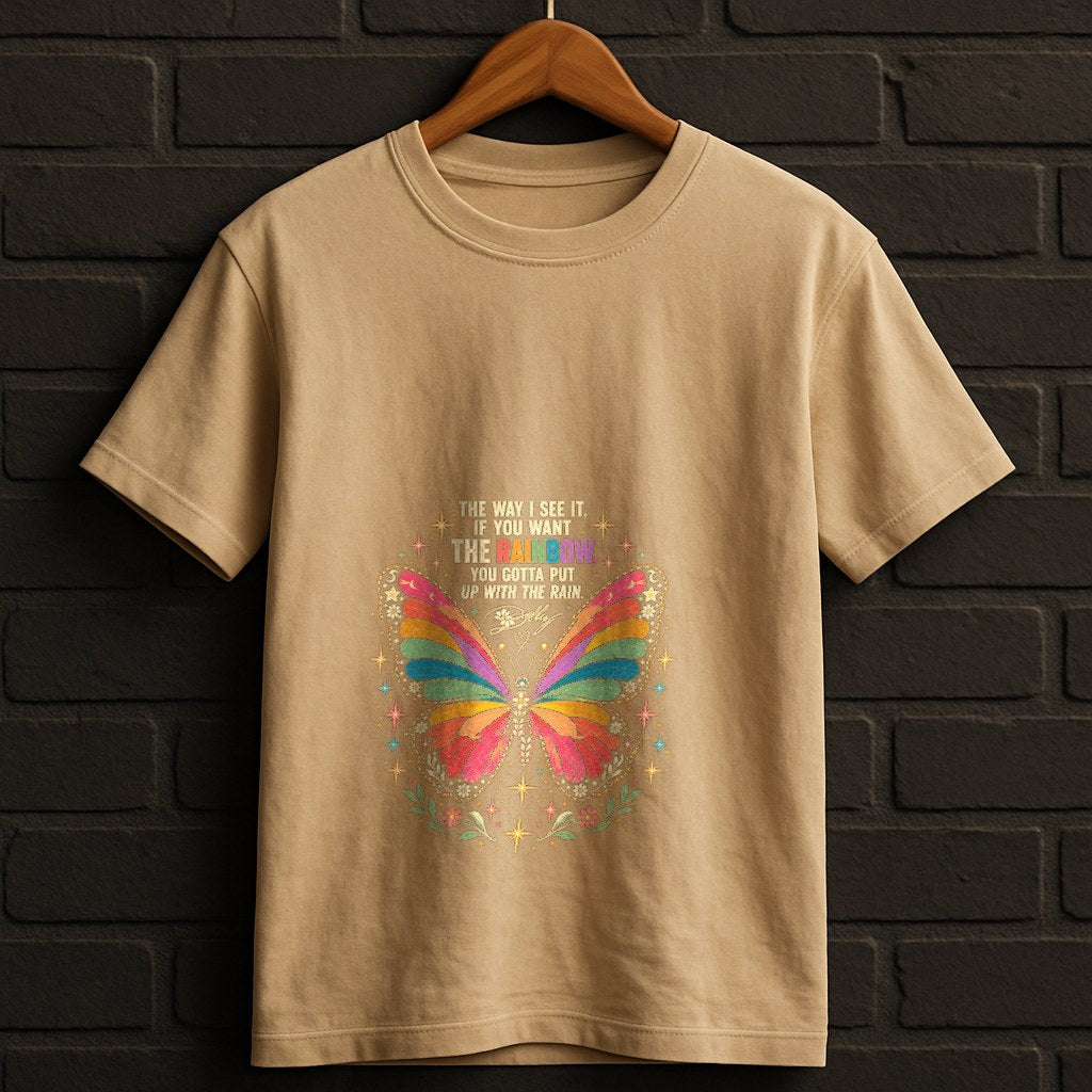 Inspirational Butterfly Shirt — Sand Shirt