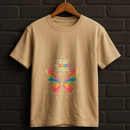 Inspirational Butterfly Shirt — Sand Shirt