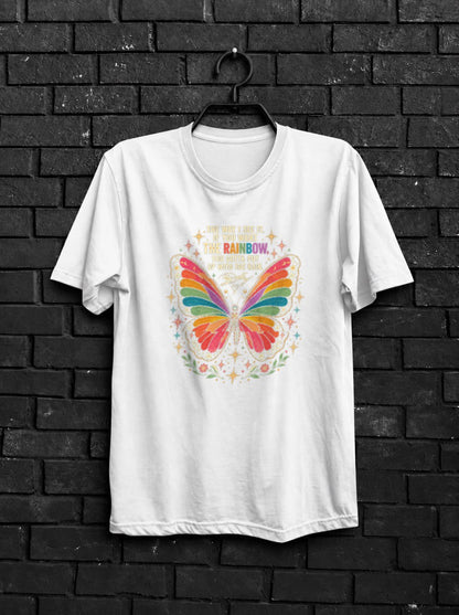 Inspirational Butterfly Shirt — White Shirt