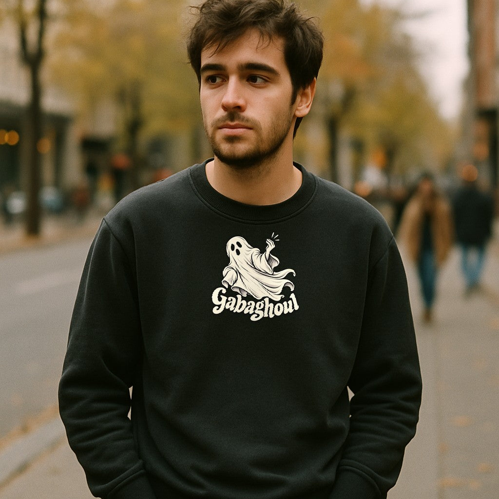 Model wearing the design — male fit
