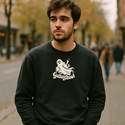Model wearing the design — male fit