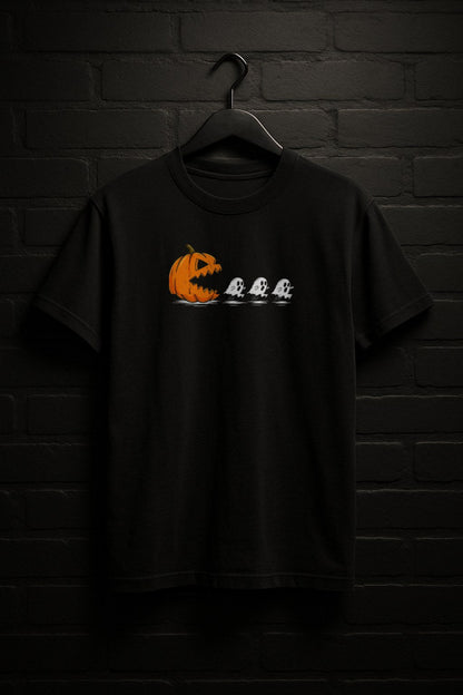 pumpkin_chasing_ghost — Black Shirt
