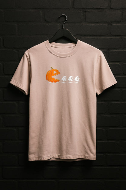 pumpkin_chasing_ghost — Light Pink Shirt