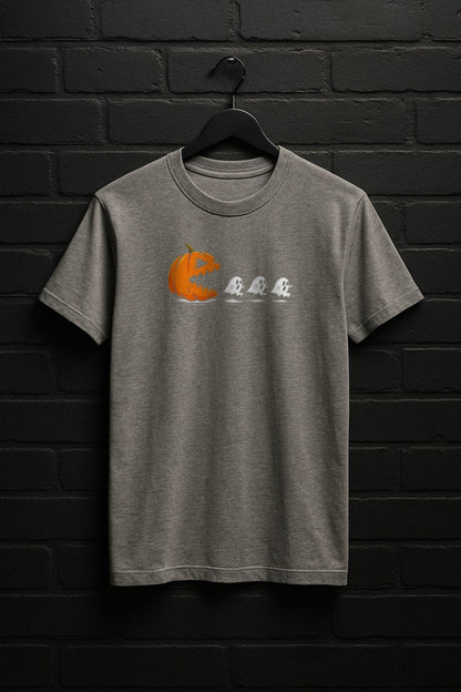 pumpkin_chasing_ghost — Dark Gray Shirt