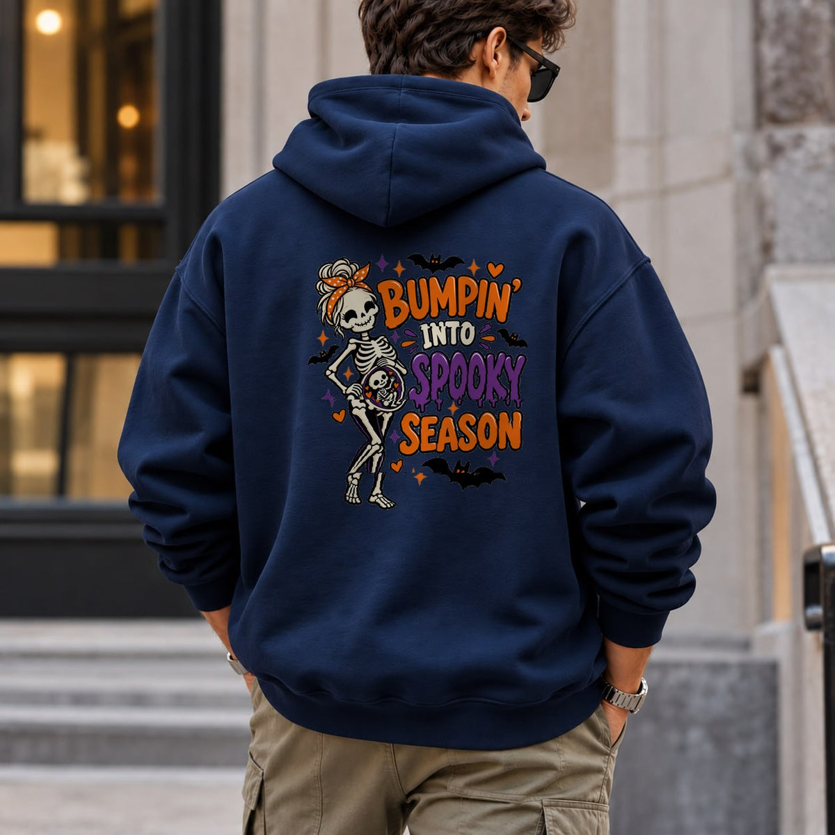 season_of_bump hoodie — Navy