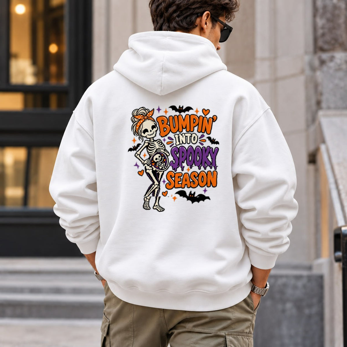 season_of_bump hoodie — White