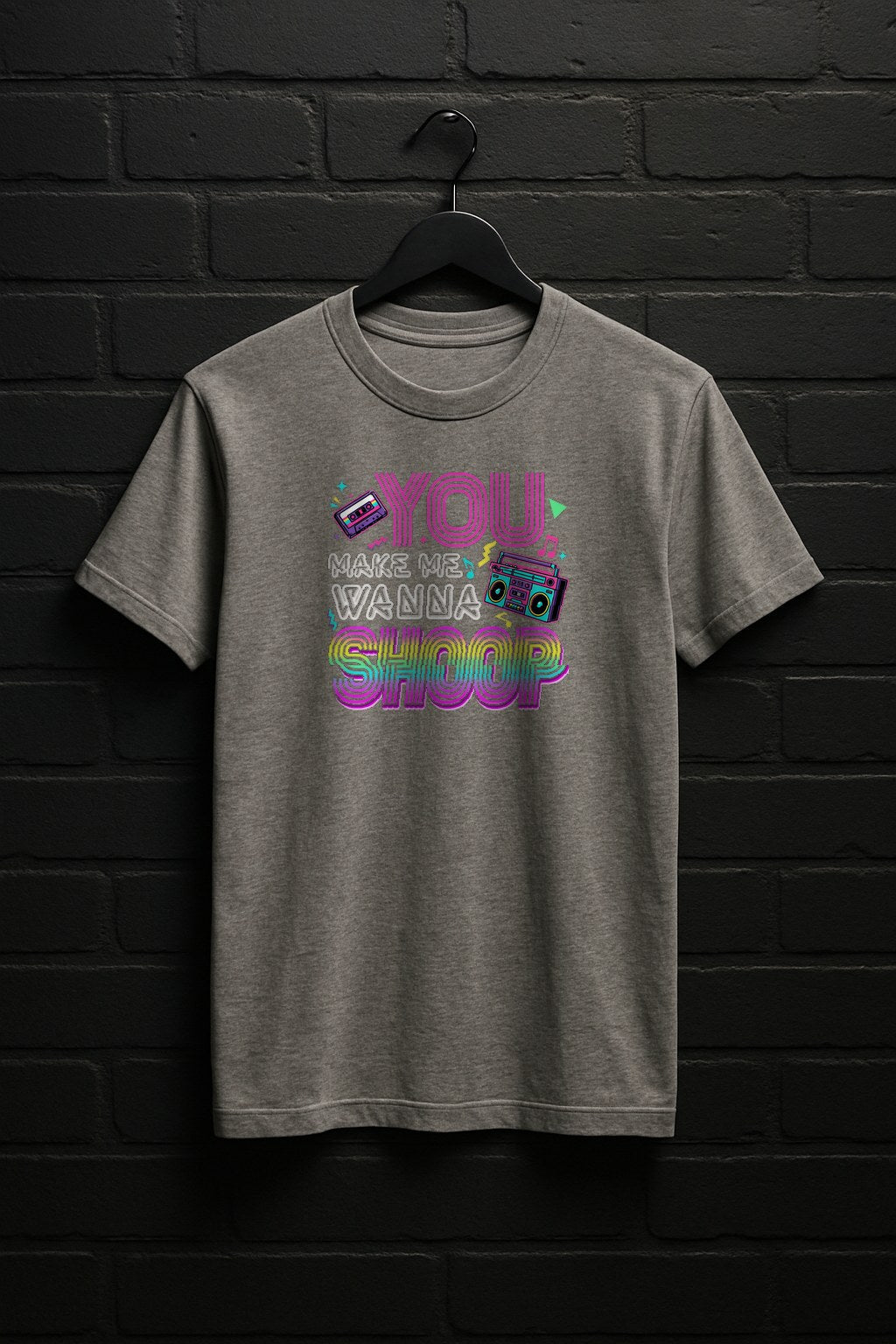 shoop_90s — Dark Gray Shirt