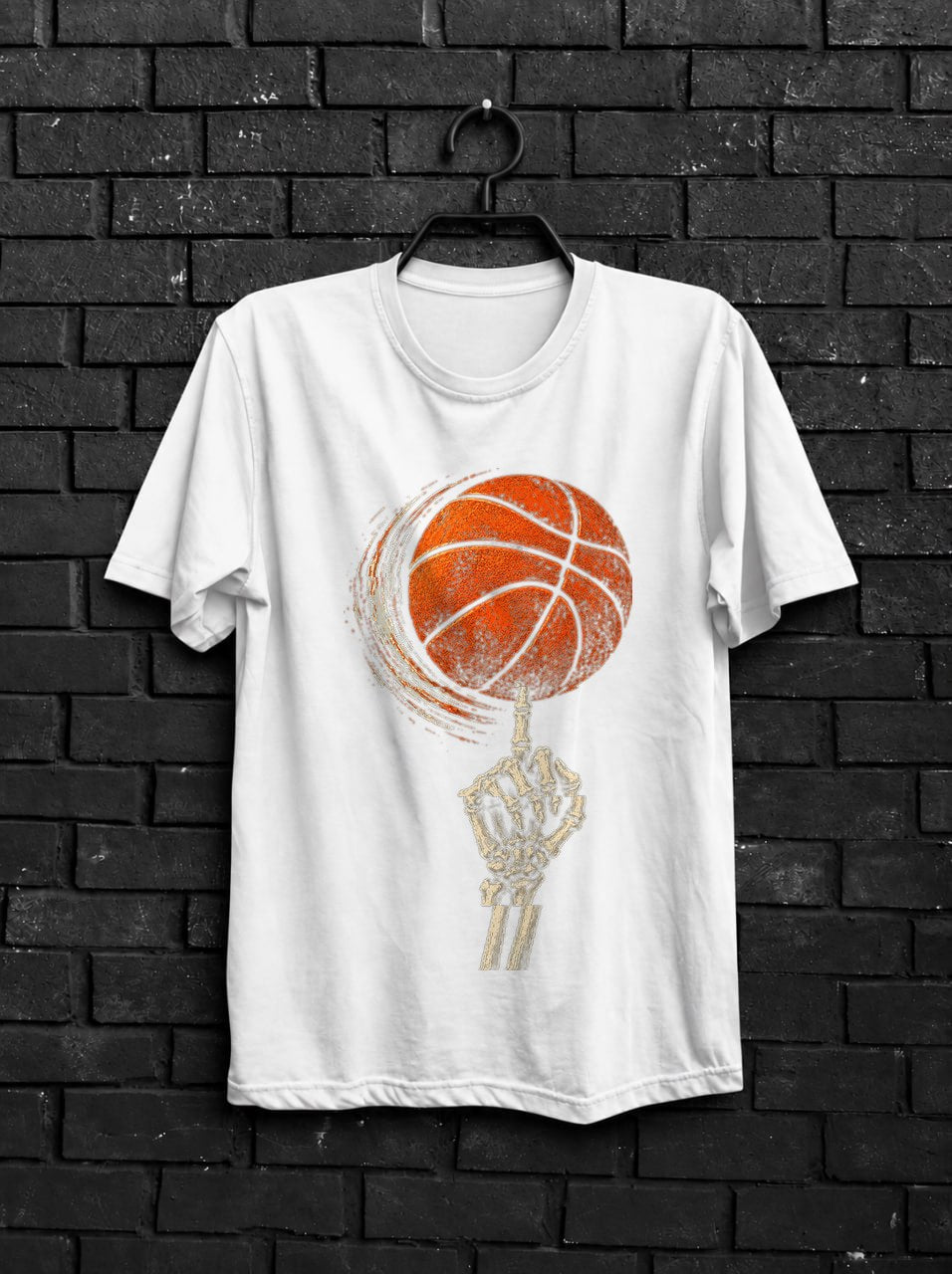skeleton_basketball — White Shirt