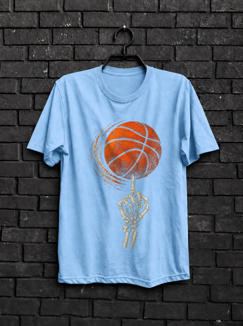 skeleton_basketball — Light Blue Shirt