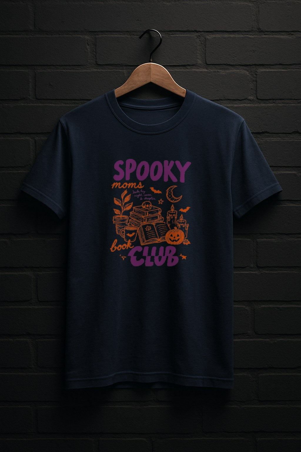 spooky_mom_club — Navy Shirt