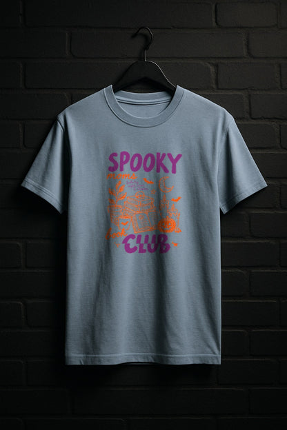 spooky_mom_club — Light Blue Shirt