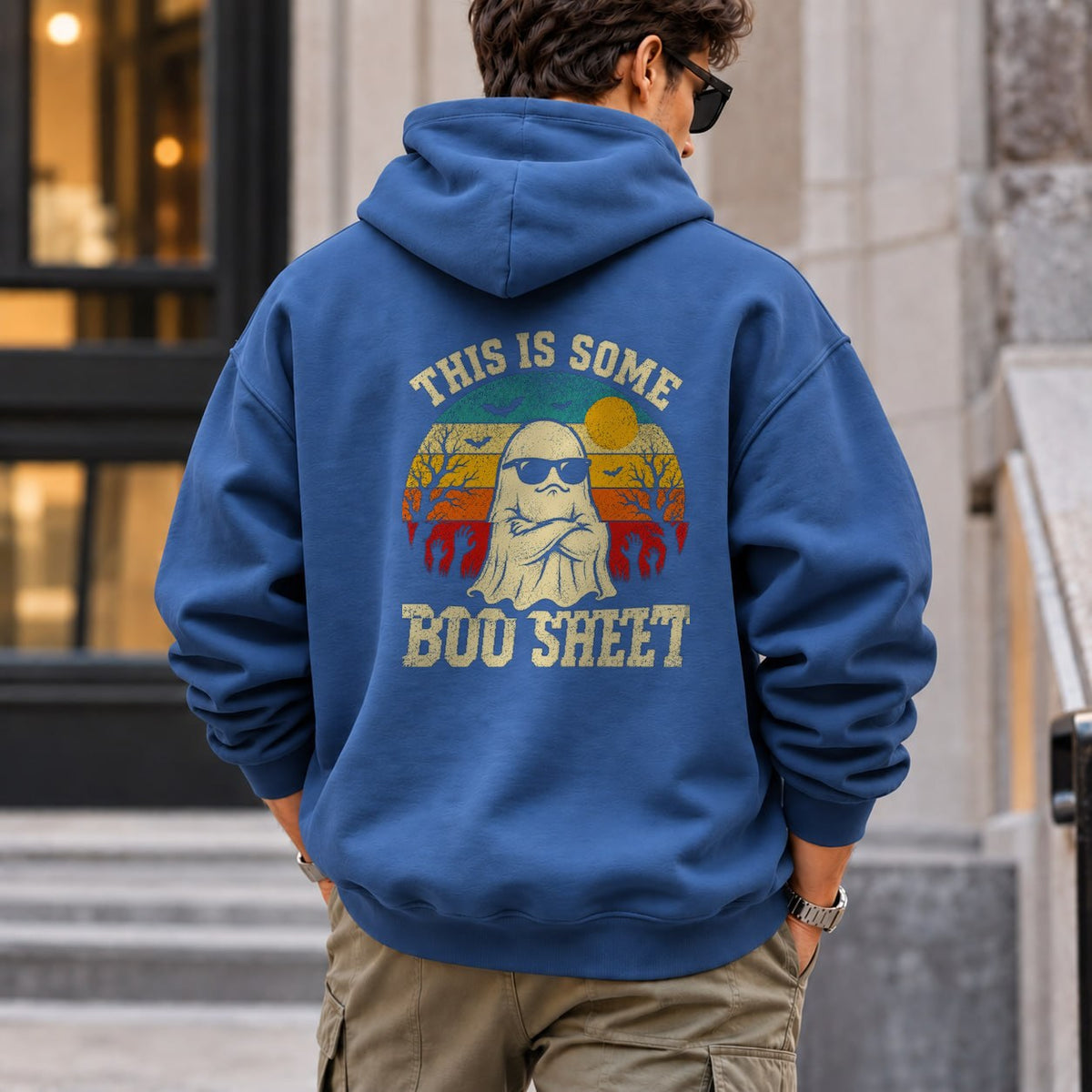 this_is_boo_sheet hoodie — Royal Blue