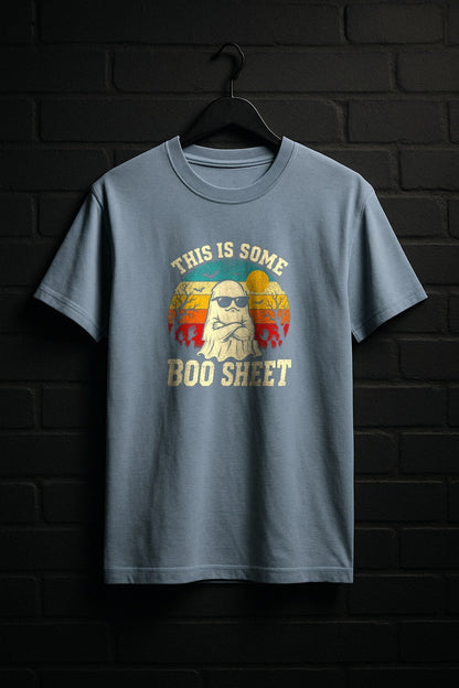 This is Boo Sheet — Light Blue Shirt