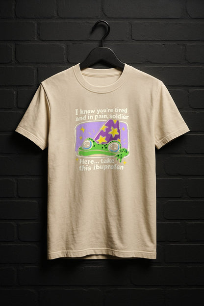 Tired Frog — Cream Shirt