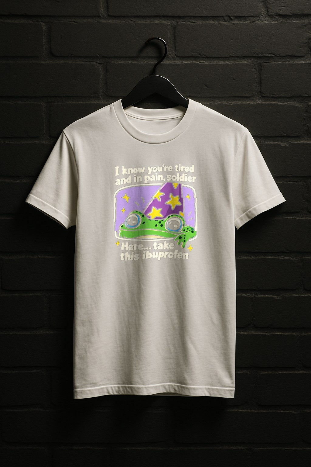 Tired Frog — White Shirt