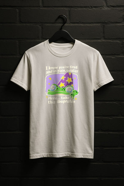 Tired Frog — White Shirt