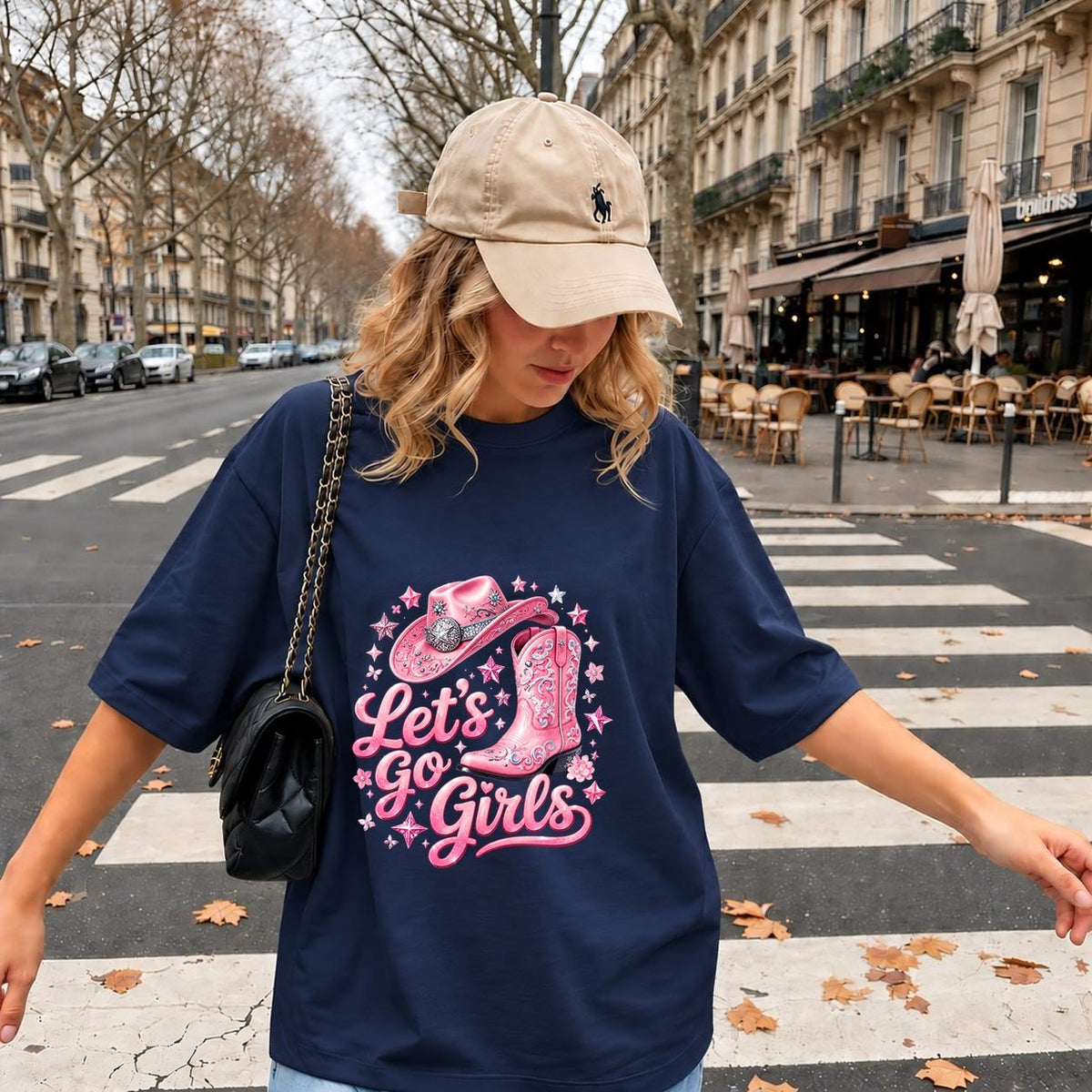 Let's Go Girls Coquette Western Country Cowgirl Shirt