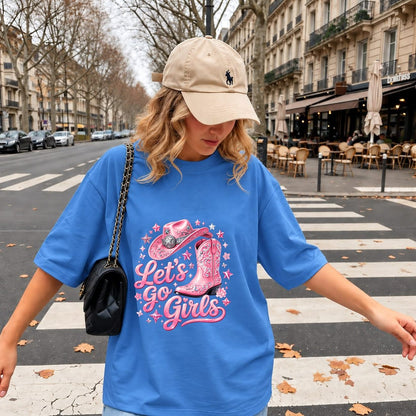 Let's Go Girls Coquette Western Country Cowgirl Shirt
