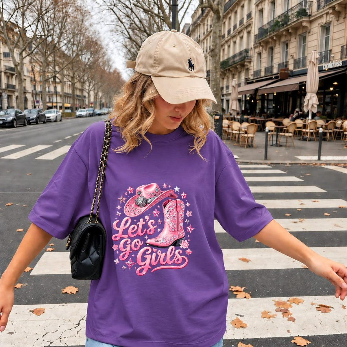 Let's Go Girls Coquette Western Country Cowgirl Shirt
