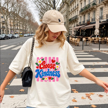 Choose Kindness Retro Groovy Shirt