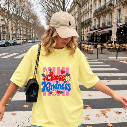 Choose Kindness Retro Groovy Shirt