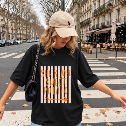 She's My Sweet Potato I Yam Thanksgiving Matching Couple Shirt
