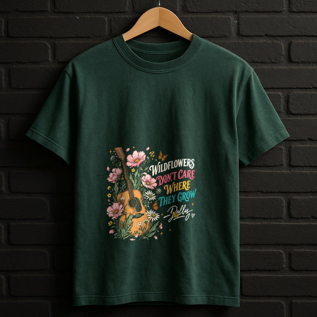 Wildflowers Dont Care Where They Grow Shirt — Forest Shirt