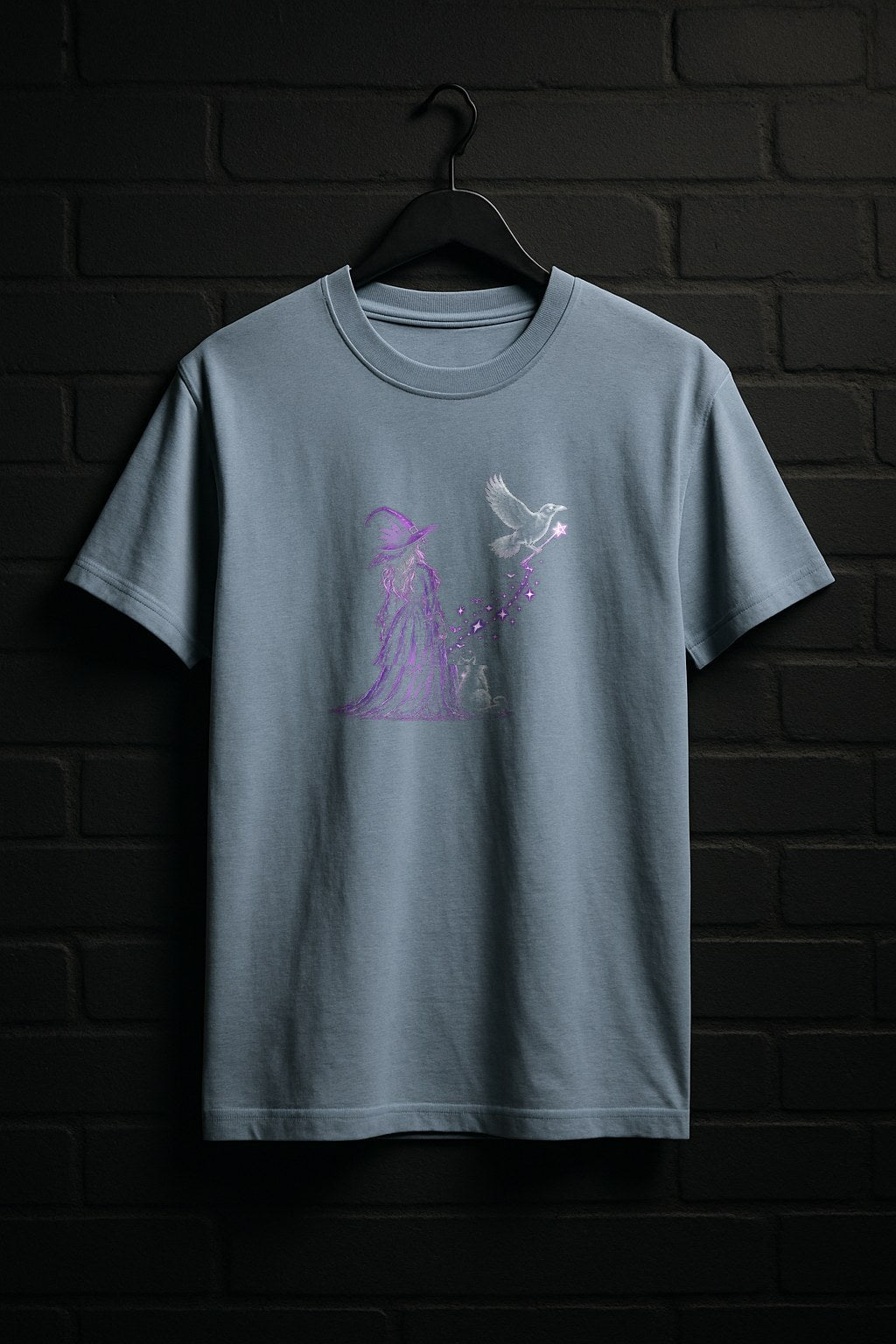 witch_crow — Light Blue Shirt